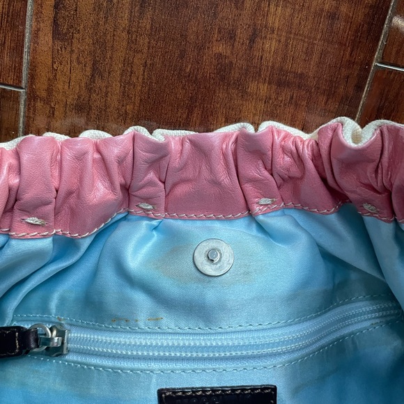 Vintage MOSCHINO Polka Dot Bag 💜💙💛 - Picture 6 of 11